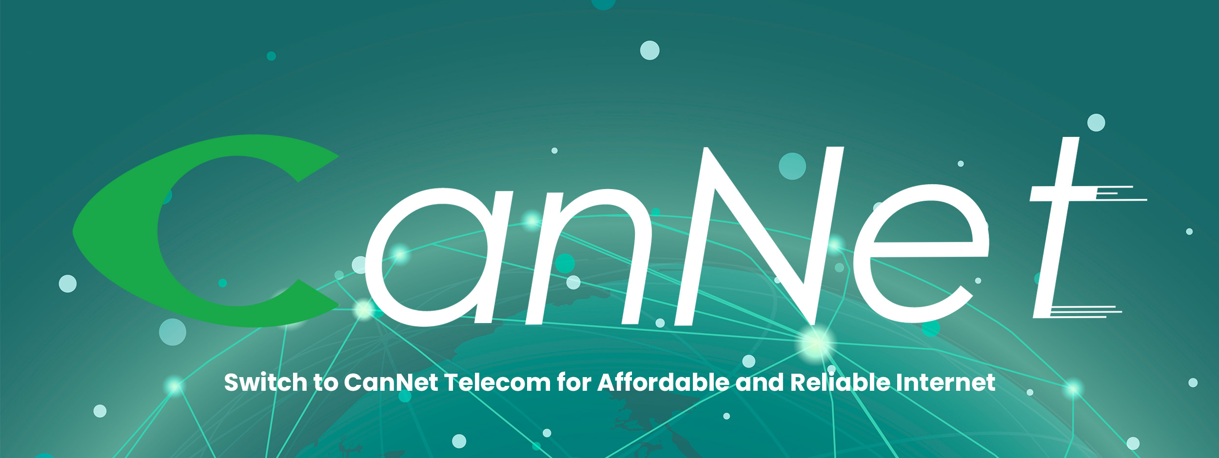 CanNet logo with the subtitle: Switch to CanNet for affordable and reliable internet