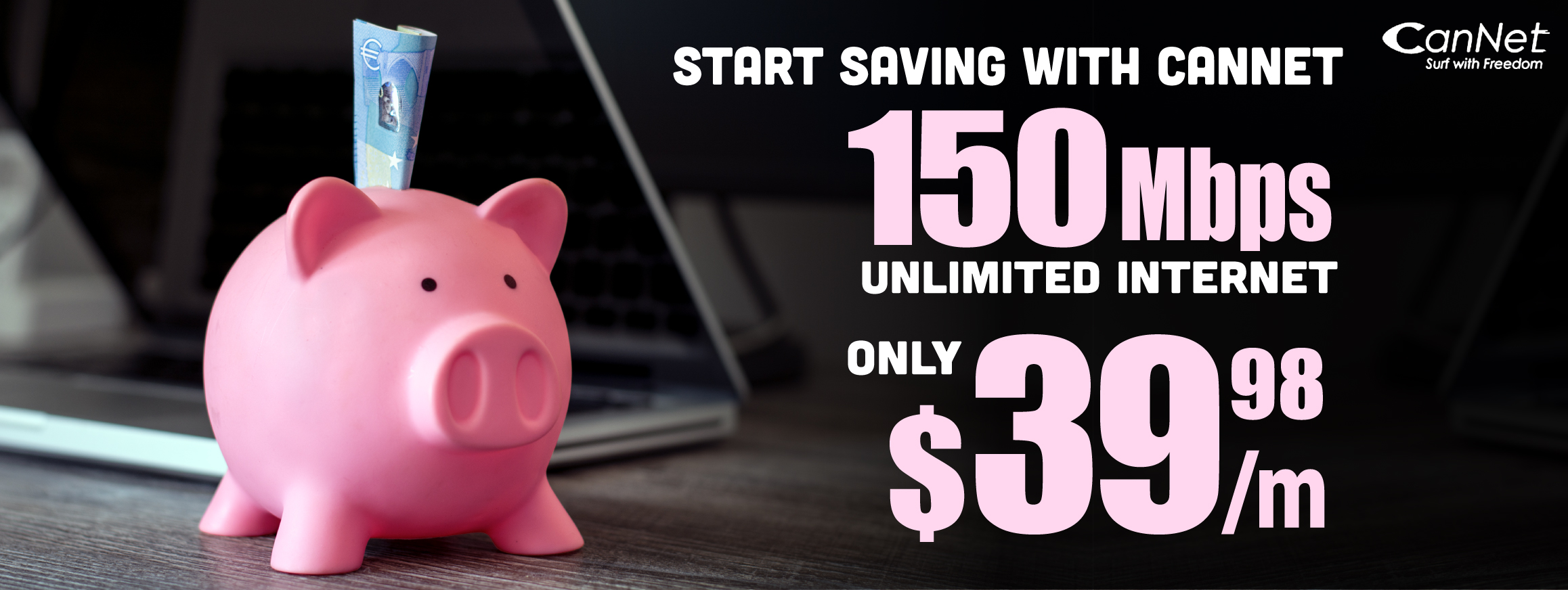CanNet Autumn Promotion Unlimited 150M Internet for $39.98/m