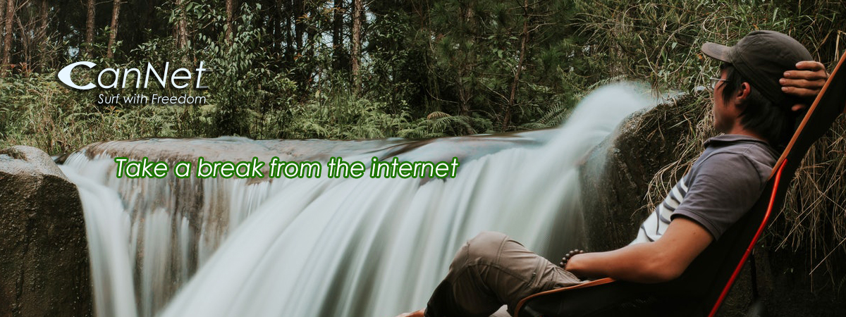 Take breaks from the internet