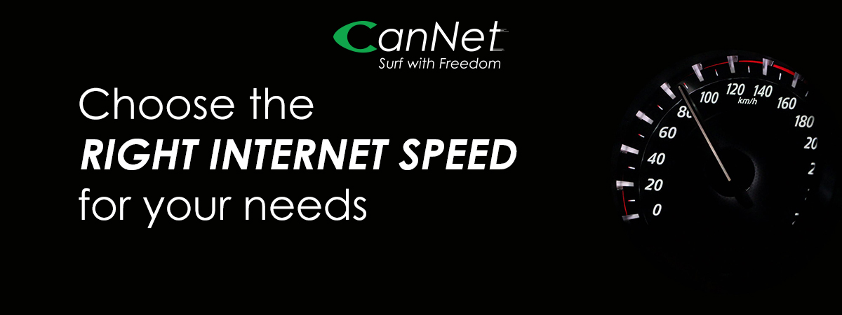 What is the right internet speed for my needs?